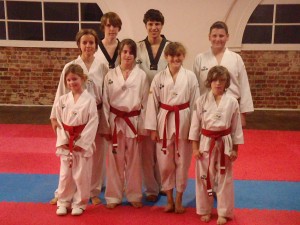 Happy Red Belts All Passing the seminar