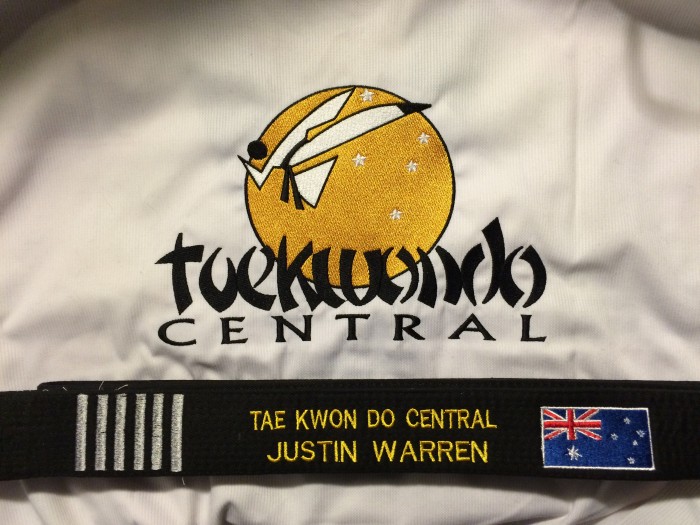 Justin Warren Passes 6th Dan Blackbelt In Taekwondo