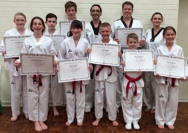 Taekwondo Central New Black Belts Dec 2016