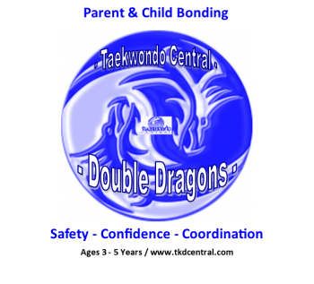 Double Dragon Logo - Full Detail