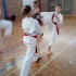 Board Breaking Seminar - Kaiden Guiver Practises Push Front Kick with Ariana Lloyd - www.tkdcentral.com