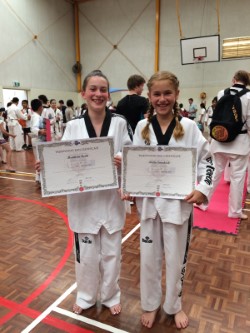 Maddison booth & Mollie Swarbrick Proudly Show Their Certificate