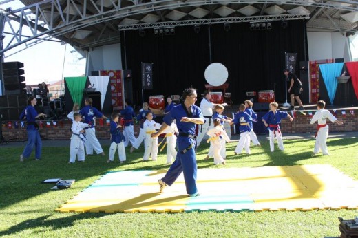 Taekwondo Central Demo Team Warm Up