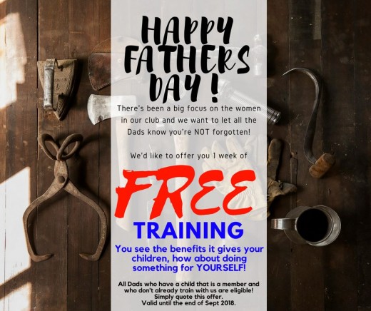 Free Training Voucher for Fathers Day