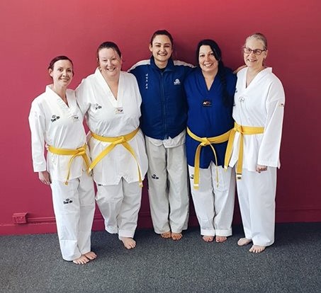 First Womens Day Class Members Grade 2018 b - www.tkdcentral.com