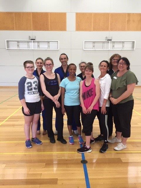 Getting A Group Shot After Week 3 - ECU Self Defence - www.tkdcentral.com