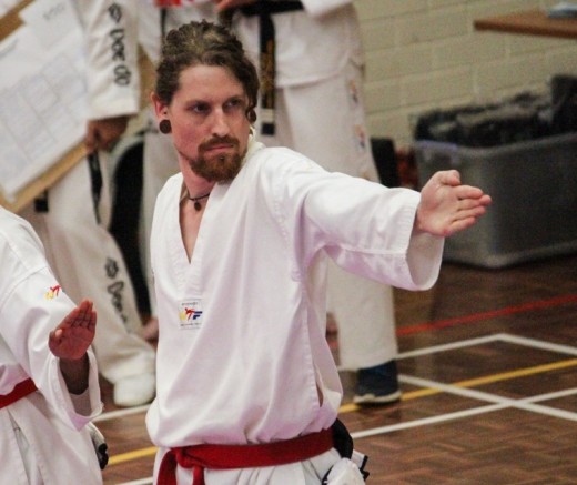 Luke Crane Shows His Focus During His Successful Black Belt Grading 2018 - www.tkdcentral.com