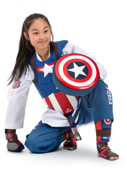 Marvel - Daedo Taekwondo Safety Gear - Captain America