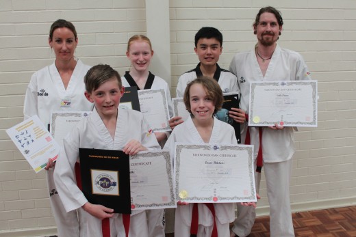 Taekwondo Central 2018 Black Belts After Grading - www.tkdcentral.com